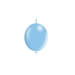 Lichtblauwe Knoopballonnen 15cm 100st