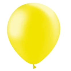Lichtgele Ballonnen Metallic 30cm 10st