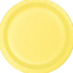 Lichtgele Borden 23cm 24st