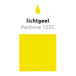Lichtgele Reuze Ballon XL 91cm