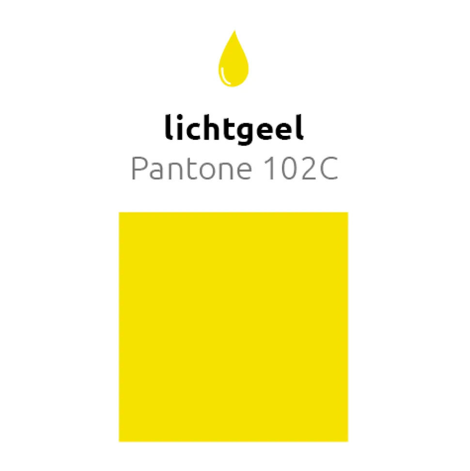 Lichtgele Reuze Ballon XL 91cm