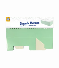 Lichtgroene Snackbakje 12,5cm 8st