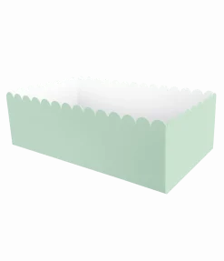 Lichtgroene Snackbakje 12,5cm 8st