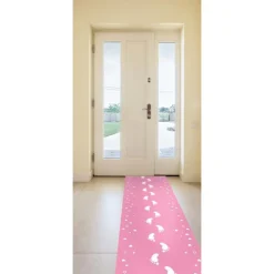 Lichtroze Loper Voetje 50cm 2,5m