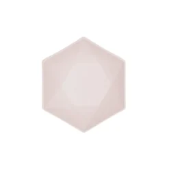 Lichtroze Schaaltjes Zeshoekig 15,8cm