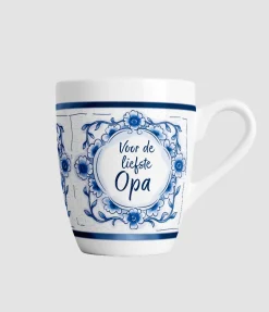 Liefste Opa Mok Delfts Blauw