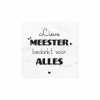 Meester Marmeren Onderzetters 10cm
