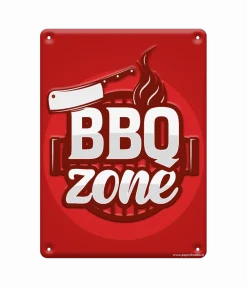 Metalen Bord Bbq Zone