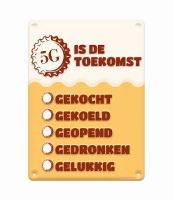 Metalen Bord 5G Is De Toekomst