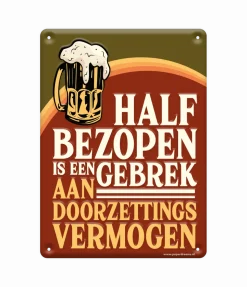 Metalen Bord Hald Bezopen
