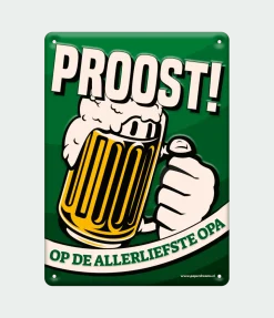 Metalen Bord Opa