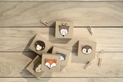 Mini Knijpers Hout 3cm 20st