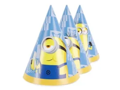 Minion Feesthoedjes 16cm 6st