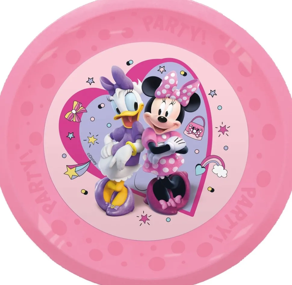 Minnie Mouse Borden Herbruikbaar 21cm 4st