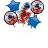 Miraculous Helium Ballonnen set 5 delig leeg