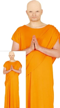 Monnik Kostuum Oranje Heren