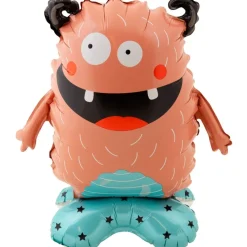 Monster Helium Ballon Met Standaard Leeg 40cm 4st