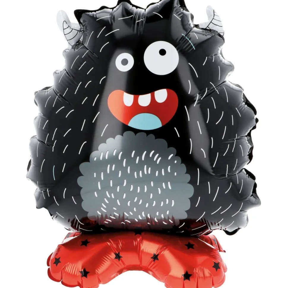 Monster Helium Ballon Met Standaard Leeg 40cm 4st