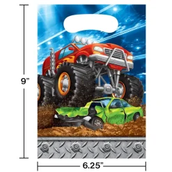 Monster Truck Uitdeelzakjes 22,5cm 8st