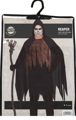 Moordenaar Halloween Kostuum Heren Zwart L