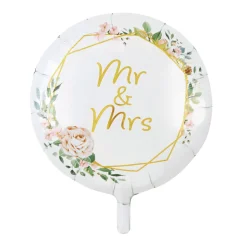 Mr And Mrs Helium Ballon Bloem 46cm