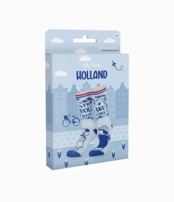 Nederland Sokken Blauw Wit One Size