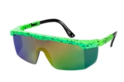 Neon Groene Bril 80'S