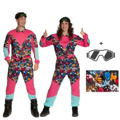 Neon 80S Skipak Gekleurd Funky Met Bril