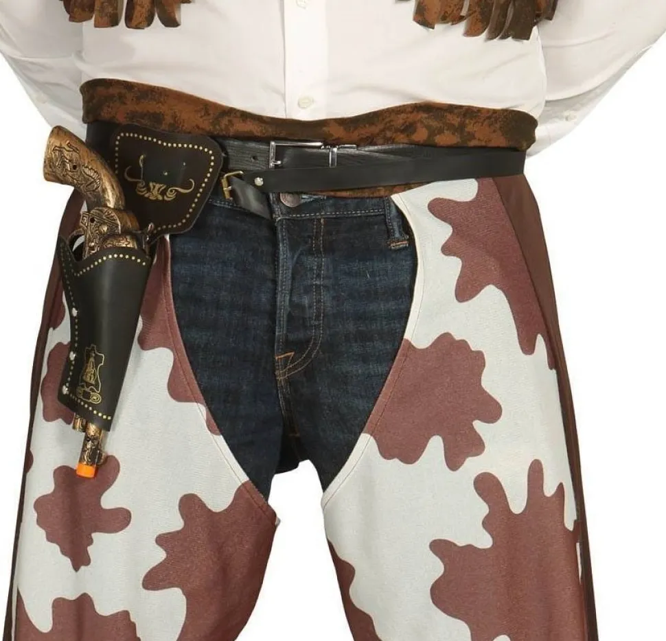 Nep Geweer Revolver Cowboy met Holster 29cm