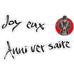 Ninja Letterslinger Joyeux Anniversaire