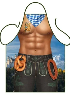 Oktberfest Keukenschort Lederhose