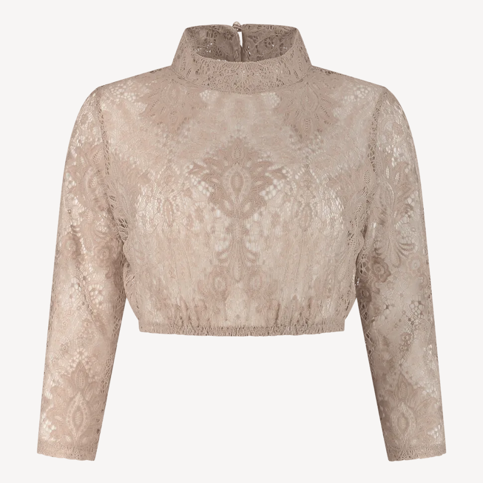 Oktoberfest Blouse Bruin Dames