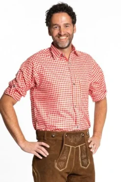Oktoberfest Blouse Heren Rood