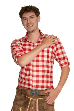 Oktoberfest Blouse Rood Wit