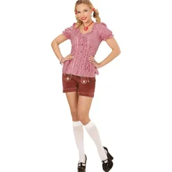 Oktoberfest Blouse Rood Wit Dames