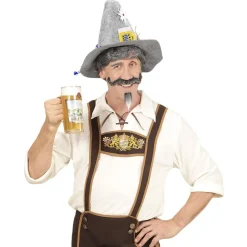 Oktoberfest Hoed Tiroler Met Edelweiss En Bierpul