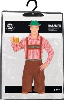 Oktoberfest Kostuum Rood Bruin Heren