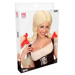 Oktoberfest Pruik Blond Heidi Buigbaar