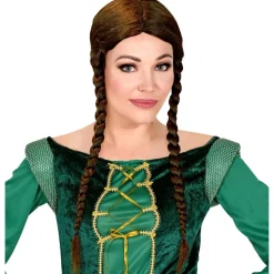 Oktoberfest Pruik Bruin Greta