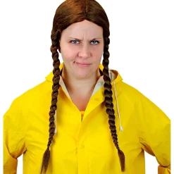 Oktoberfest Pruik Bruin Greta