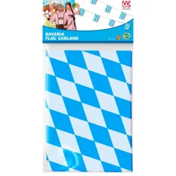 Oktoberfest Slinger Blauw Wit Brandvertragend 6m