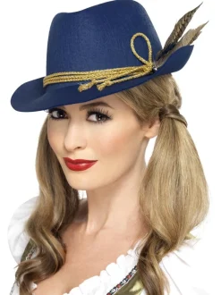 Oktoberfest Tiroler Hoed Blauw