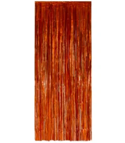 Oranje Deurgordijn Folie 2,4m