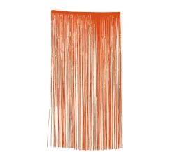 Oranje Deurgordijn Folie 2m