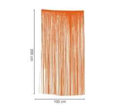 Oranje Deurgordijn Folie 2m