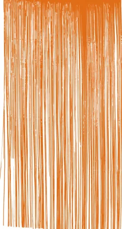 Oranje Deurgordijn Folie 2m