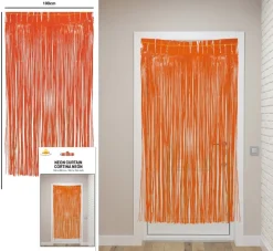 Oranje Deurgordijn 2m