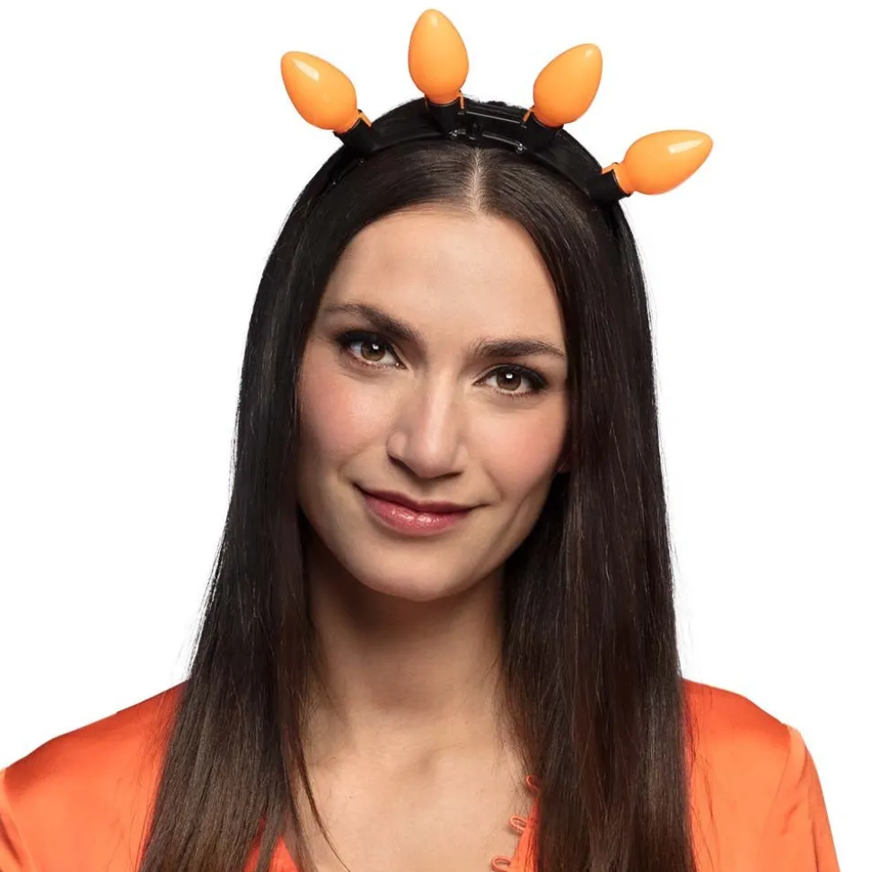 Oranje Haarband Led