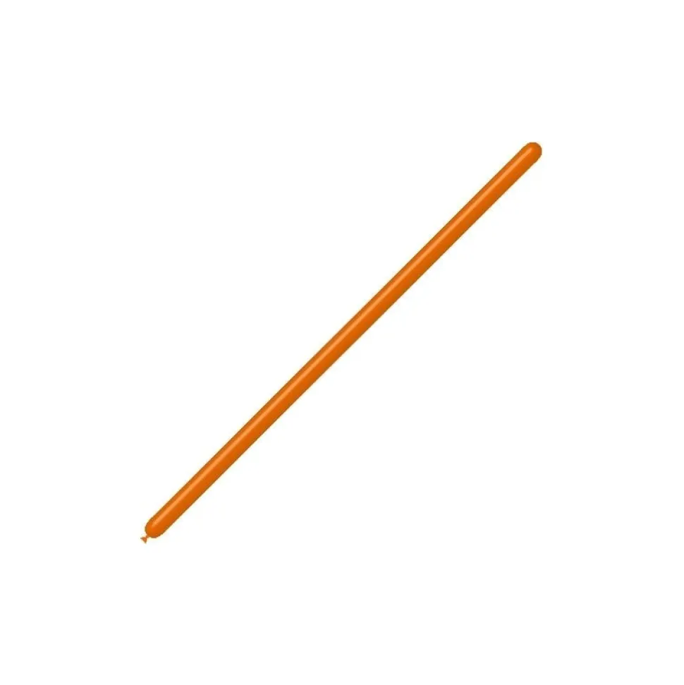 Oranje Modelleerballonnen 2,5cm 150cm 100st