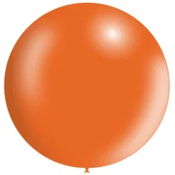 Oranje Reuze Ballon XL Metallic 91cm